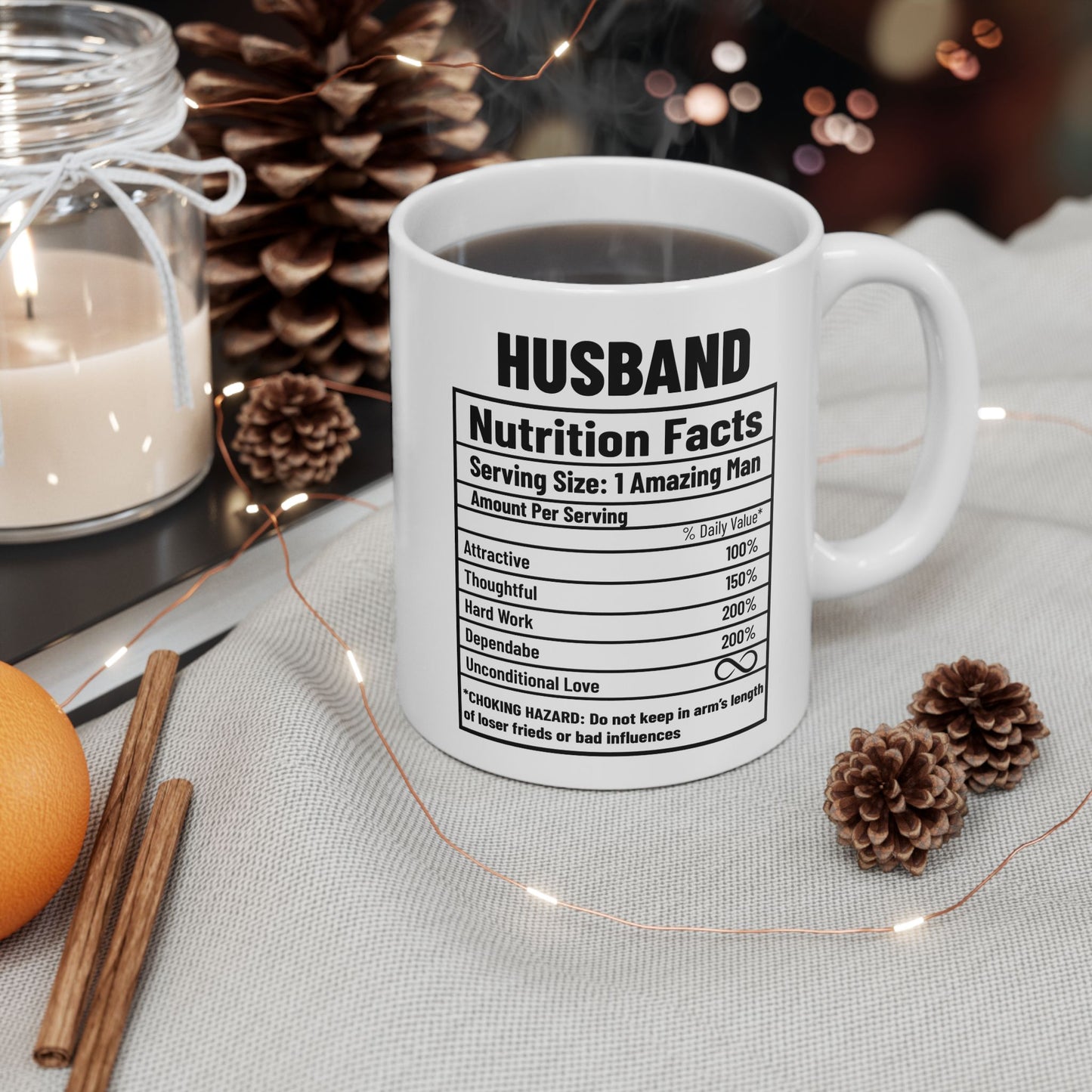 To My Husband Ceramic Mug (11oz)