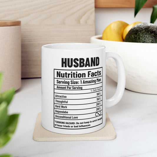 To My Husband Ceramic Mug (11oz)