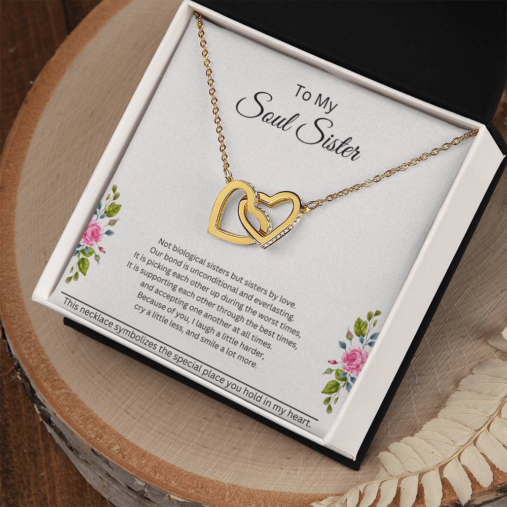 Soul Sister Interlocking Hearts Necklace